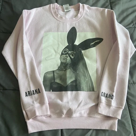 Ariana Grande Pink Graphic Sweater - Picture 2 of 11